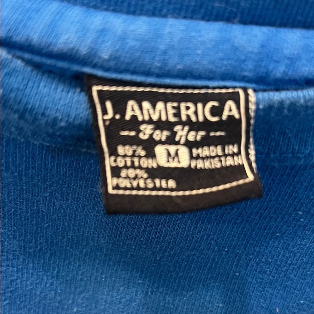 J. America Blue Preppy Vintage Sweatshirt FLORIDA Med - Picture 2 of 7